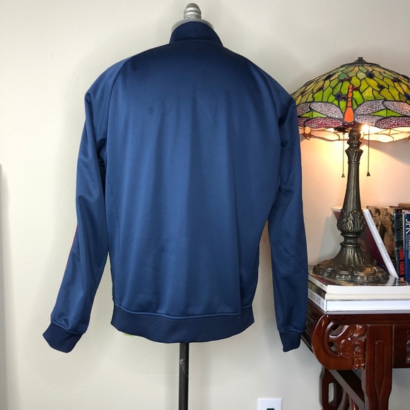 Ben Sherman Side Stripe Track Jacket Bomber Fleece - Picture 6 of 8